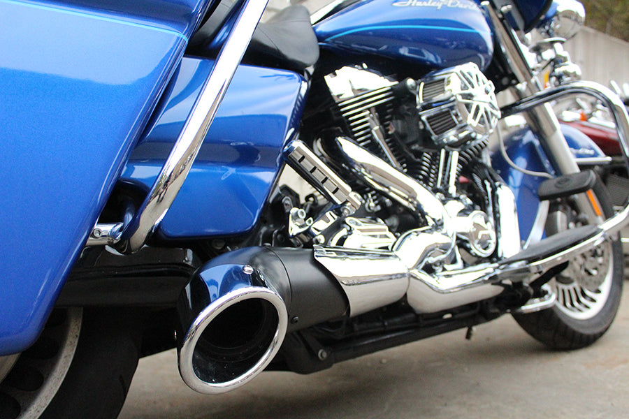 Lakester Style 2 Into 1 Exhaust For Harley-Davidson Touring 1996-2016