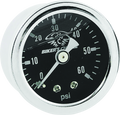 Bikers Choice Black Face Liquid Filled Oil Pressure Gauge 0-60 Psi 1/8 NPT