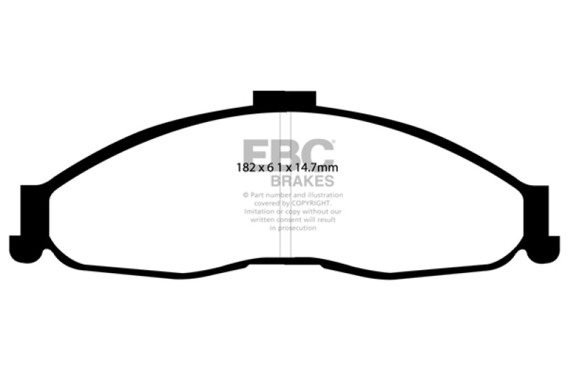 EBC 98-02 Chevrolet Camaro (4. Generation) 3.8 Yellowstuff Bremsbeläge vorne