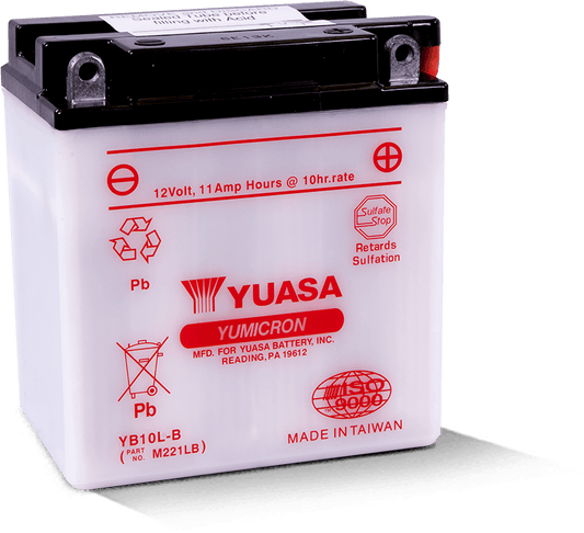 Batería Yuasa YB10L-B Yumicron de 12 voltios