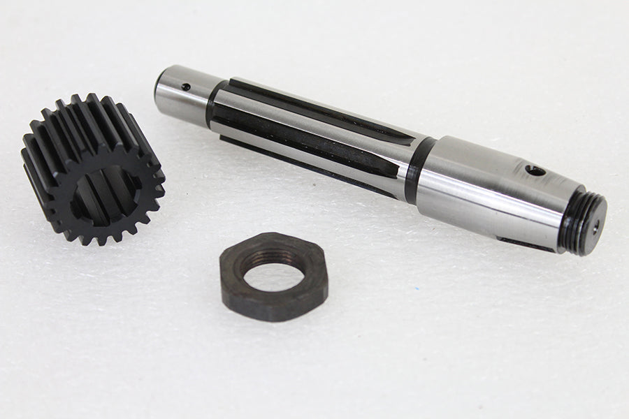 Crankshaft pinion shaft and gear set for Harley-Davidson 1939-1953