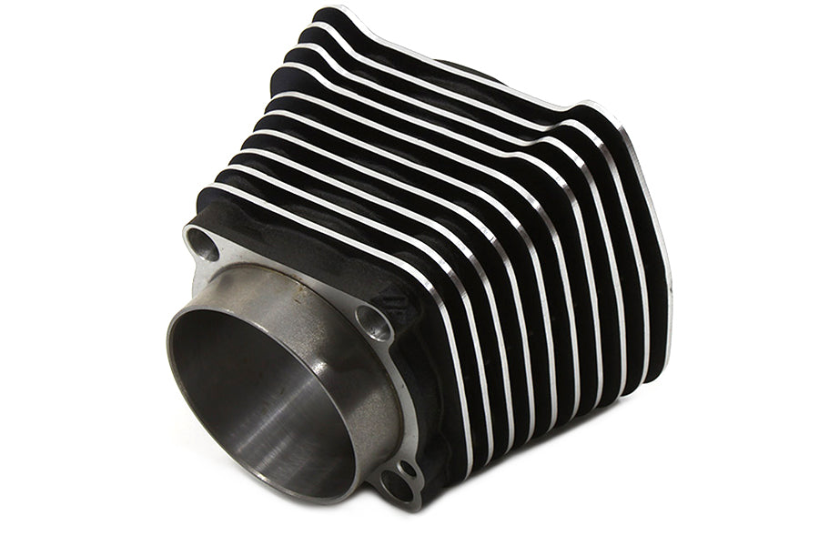 Black Wrinkle Cylinder For Harley-Davidson Sportster 1200 1988-2003