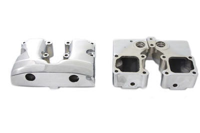 Chrome rocker box covers for Harley-Davidson Shovelhead 1966-1984