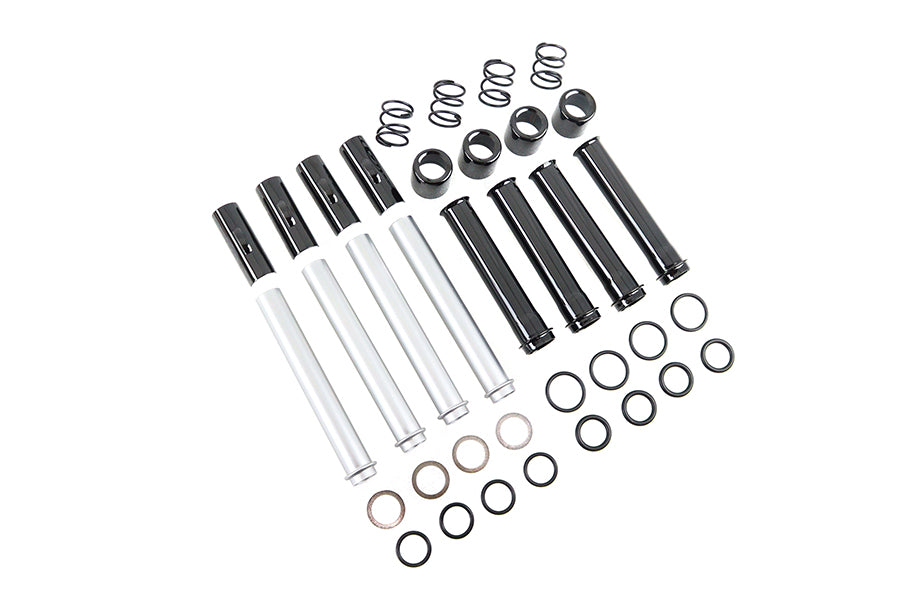 Kit de cubierta de varilla de empuje con acabado de titanio para Harley-Davidson Milwaukee Eight M8