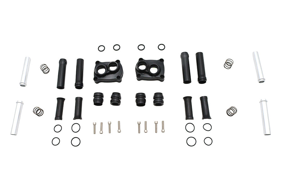 Pushrod cover kit black for Harley-Davidson Milwaukee Eight M8