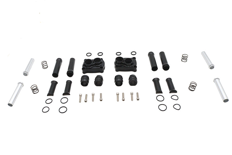 Pushrod cover kit black for Harley-Davidson Milwaukee Eight M8