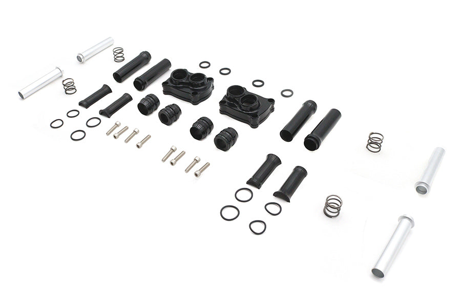 Pushrod cover kit black for Harley-Davidson Milwaukee Eight M8