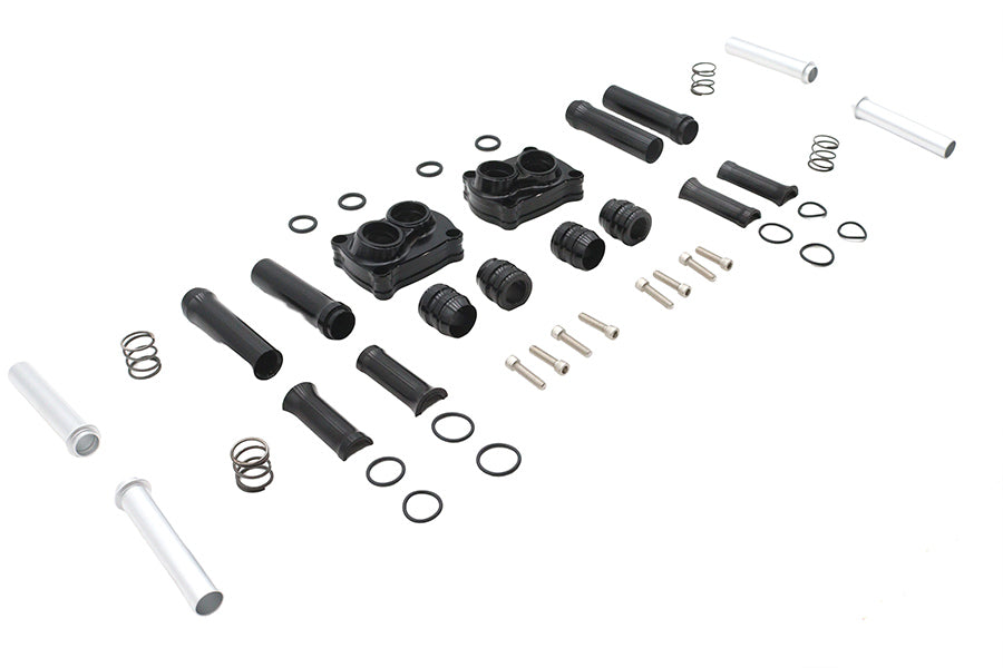 Pushrod cover kit black for Harley-Davidson Milwaukee Eight M8