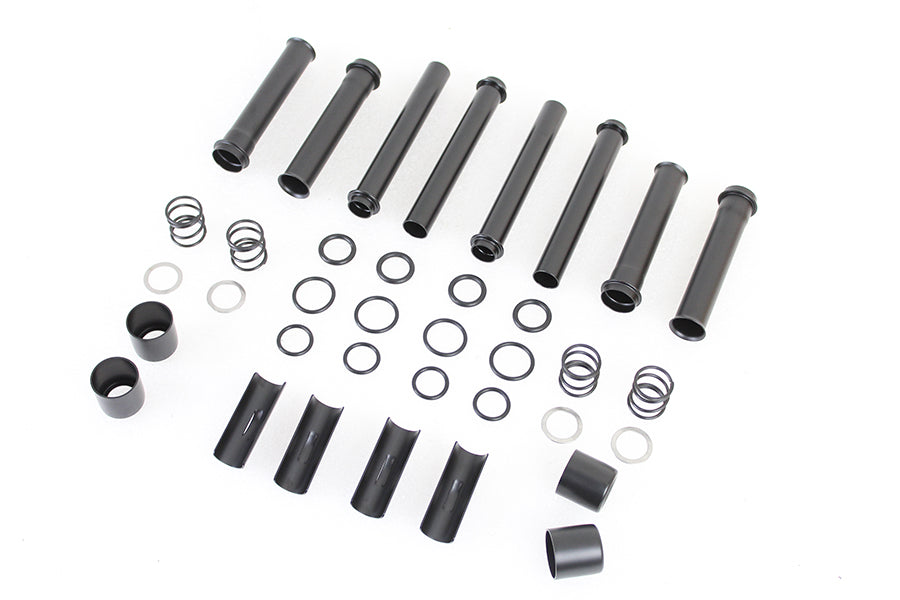 Kit de cubierta de varilla de empuje negra brillante para Harley-Davidson Milwaukee Eight M8