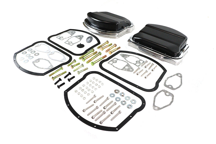 Panhead Rocker Box Set Black For Harley-Davidson Evolution 1984-1999