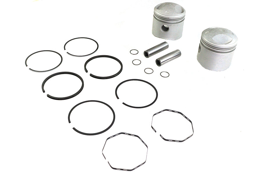 74" piston set .040" oversize for Harley-Davidson 1941-1977