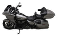 Mustang 23-24 HD CVO Rd Glide (ST), 2024 Rd Glide und Str Glide Touring Solositz – Schwarz/Graue Nähte