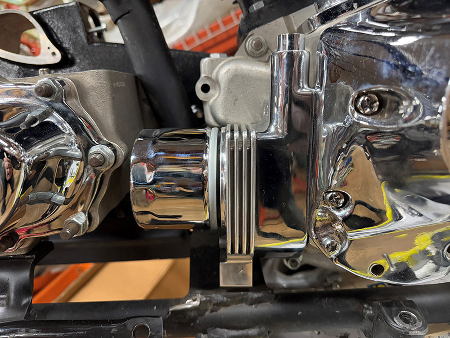 Oil filter pump cover plate for Harley-Davidson Shovelhead