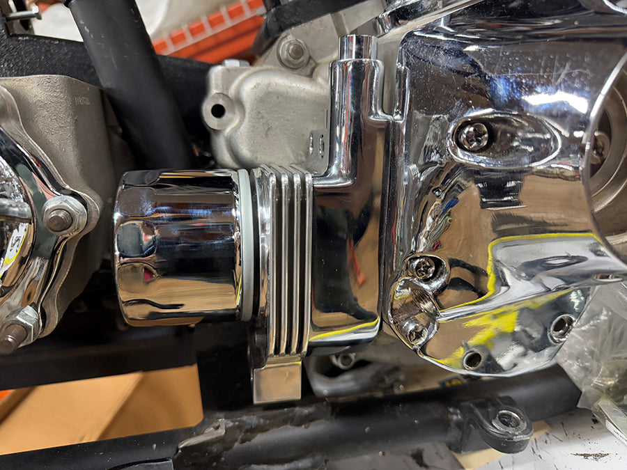 Oil filter pump cover plate for Harley-Davidson Shovelhead
