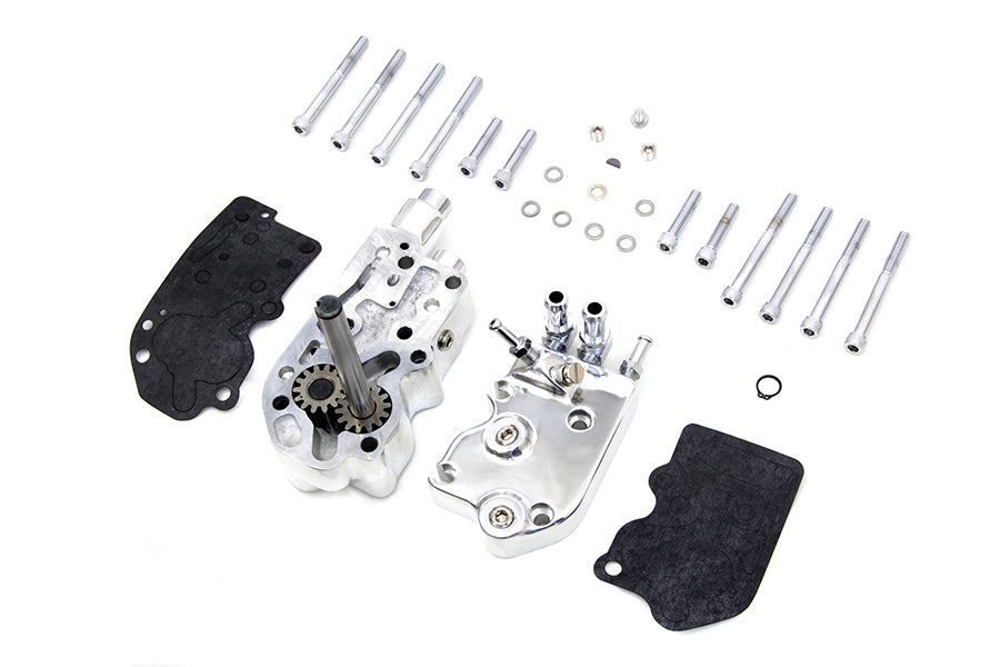 Polierte Ölpumpenbaugruppe für Harley-Davidson Big Twin 1973-1991