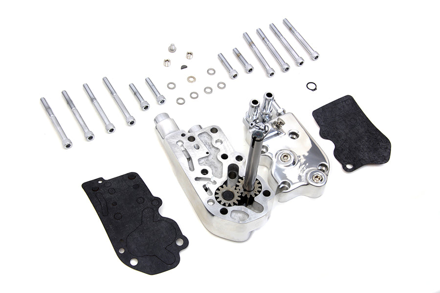 Polierte Ölpumpenbaugruppe für Harley-Davidson Big Twin 1973-1991