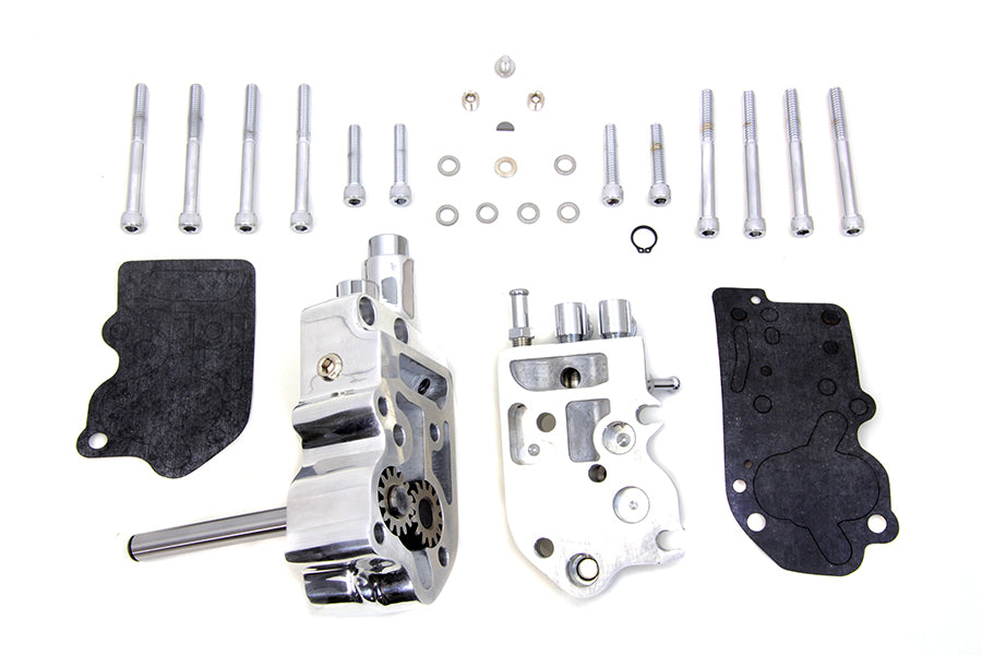 Polierte Ölpumpenbaugruppe für Harley-Davidson Big Twin 1973-1991