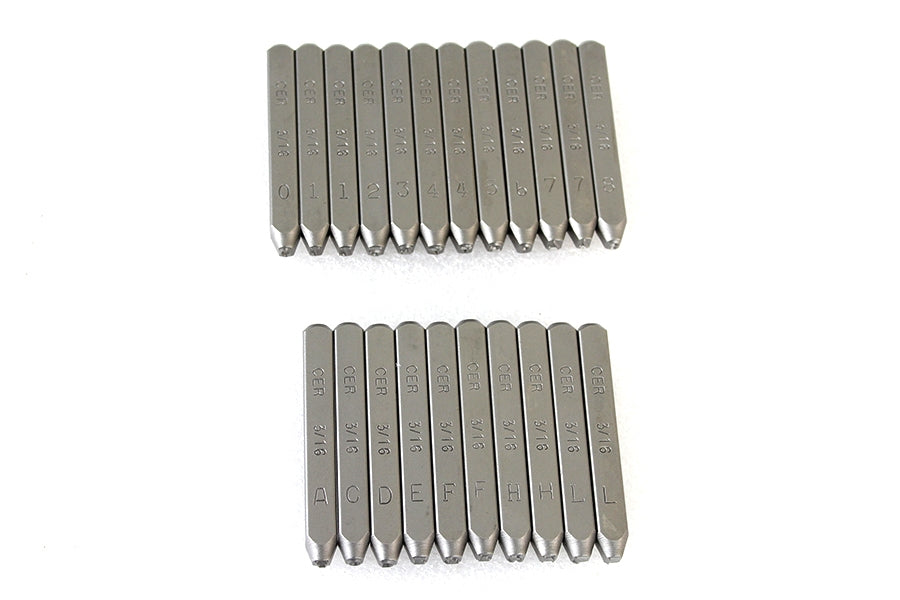 Motor Engine VIN Number Stamp Set For Harley-Davidson Panhead 1948-1969