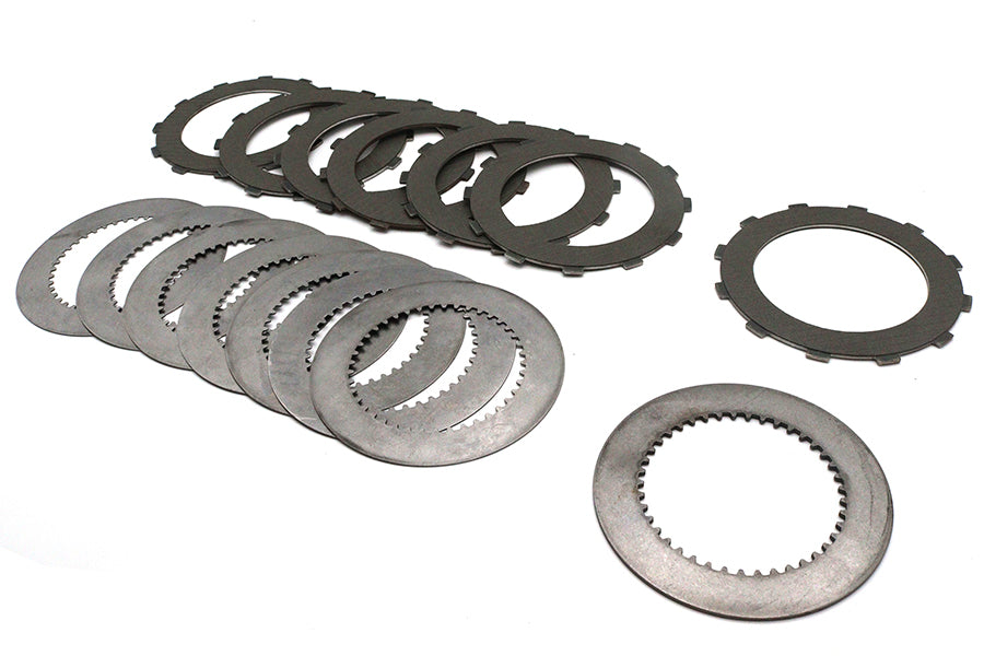 Ultima 2" open belt drive replacement clutch plates for Harley-Davidson