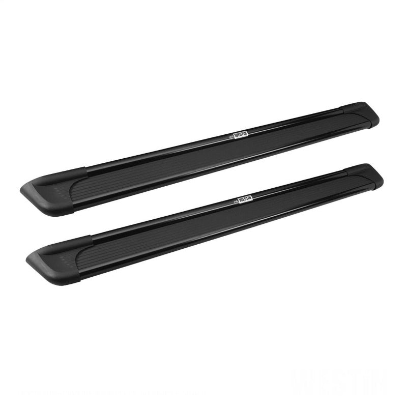 Estribos de aluminio Sure-Grip de Westin de 69 pulgadas, color negro