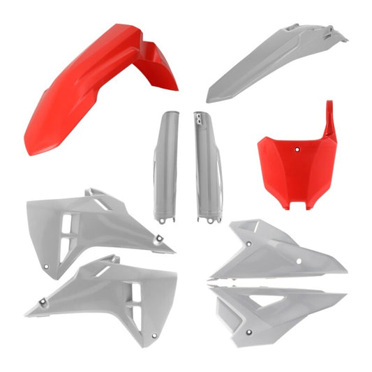 Kit de plástico completo Acerbis 2025 Honda CRF250R/ CRF450R - Rojo/gris