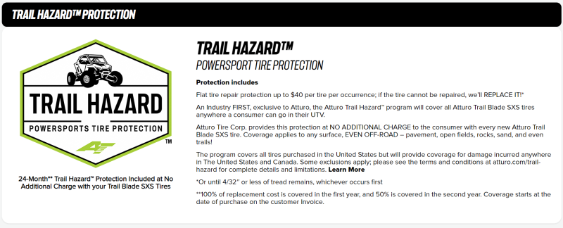 Atturo Trail Blade X/T SxS Reifen – 33X10R15 80N