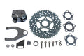 Rear brake disk and sprocket combination for Harley-Davidson
