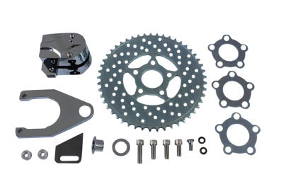 Rear brake disk and sprocket combination for Harley-Davidson