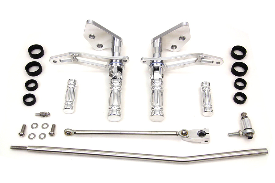 Kit de control delantero Billet pulido para Harley-Davidson