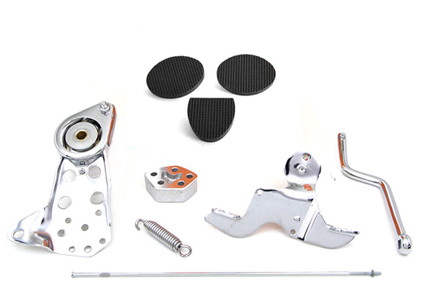 Conjunto de embrague de pie cromado para Harley-Davidson