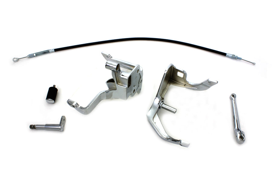 Chrome Foot Clutch Kit For Harley-Davidson Softail 2000-2006