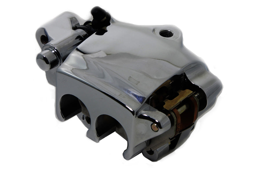 Chrome Front Right Brake Caliper For Harley-Davidson Sportster 2004-2006
