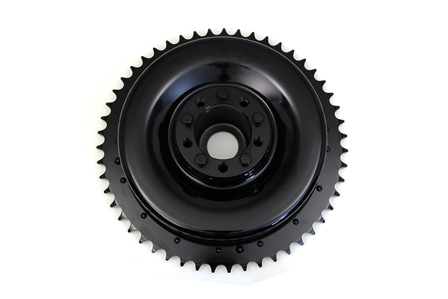 Rear Mechanical Brake Drum Black For Harley-Davidson 1936-1957