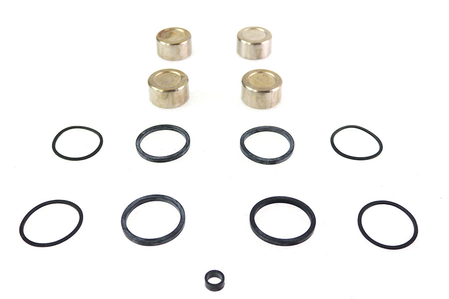 Front Brake Caliper Piston Seals Repair Kit For Harley-Davidson 2008-2017