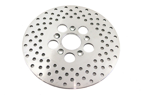 10" Drilled Front Brake Disc For Harley-Davidson Shovelhead FXWG 1980-1983