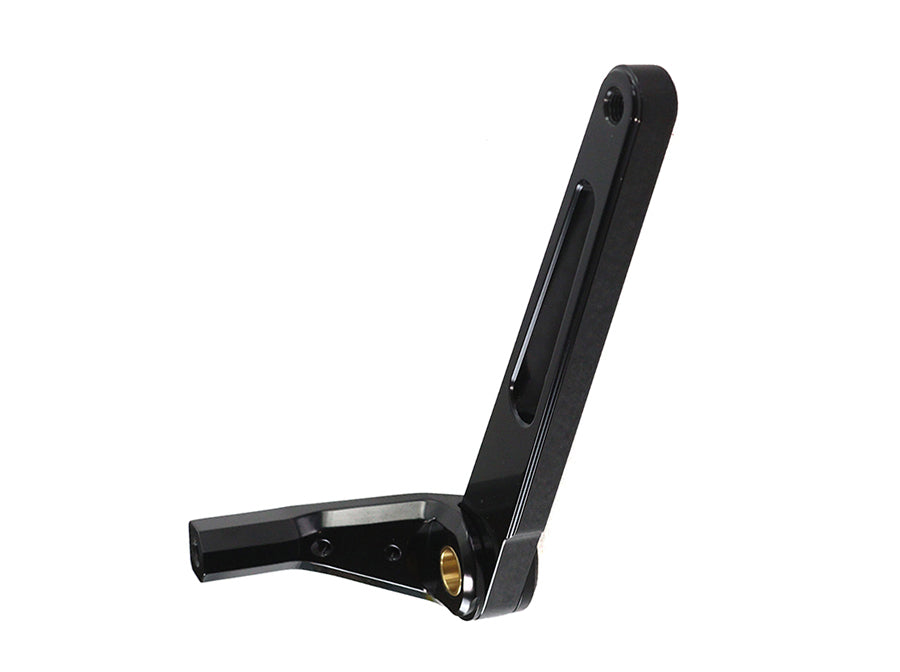 Mid controls billet rear brake lever black for Harley-Davidson Softail M8