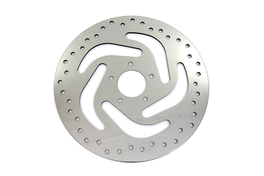 Polished front brake disc rotor right side for Harley-Davidson 41808-08A