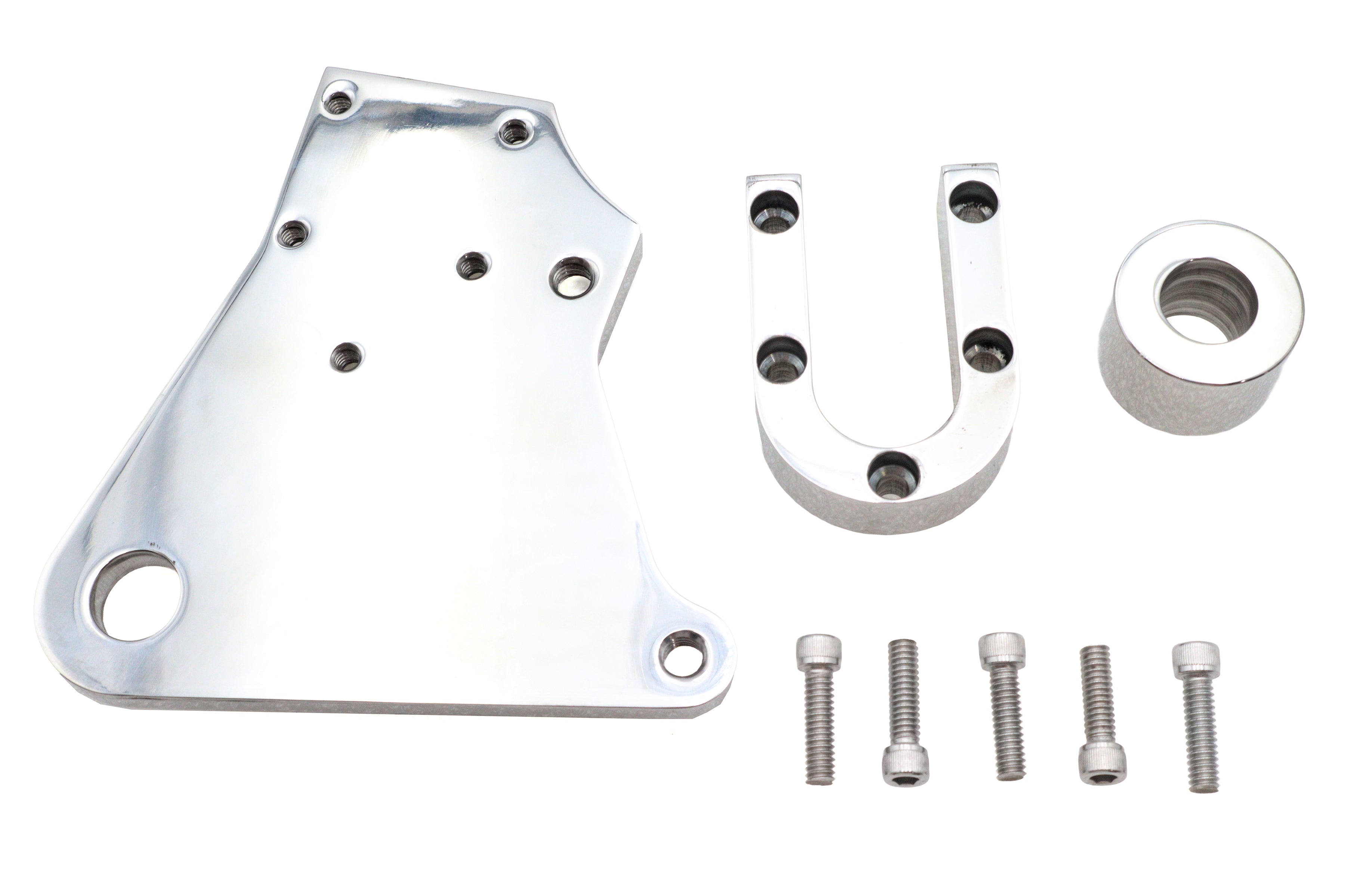 Rear Brake Caliper Bracket Polished For Harley-Davidson Dyna 1991-1999