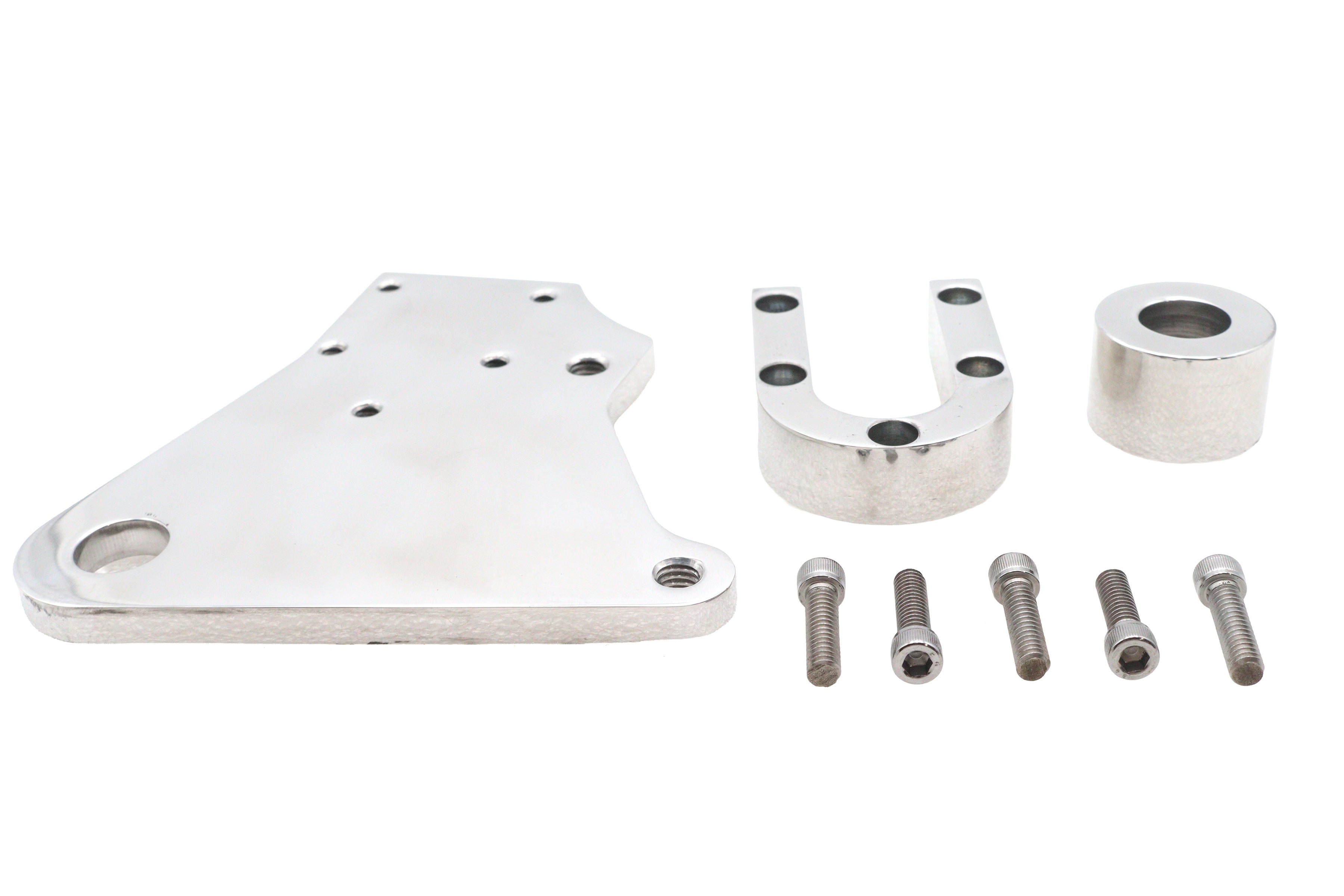 Rear Brake Caliper Bracket Polished For Harley-Davidson Dyna 1991-1999