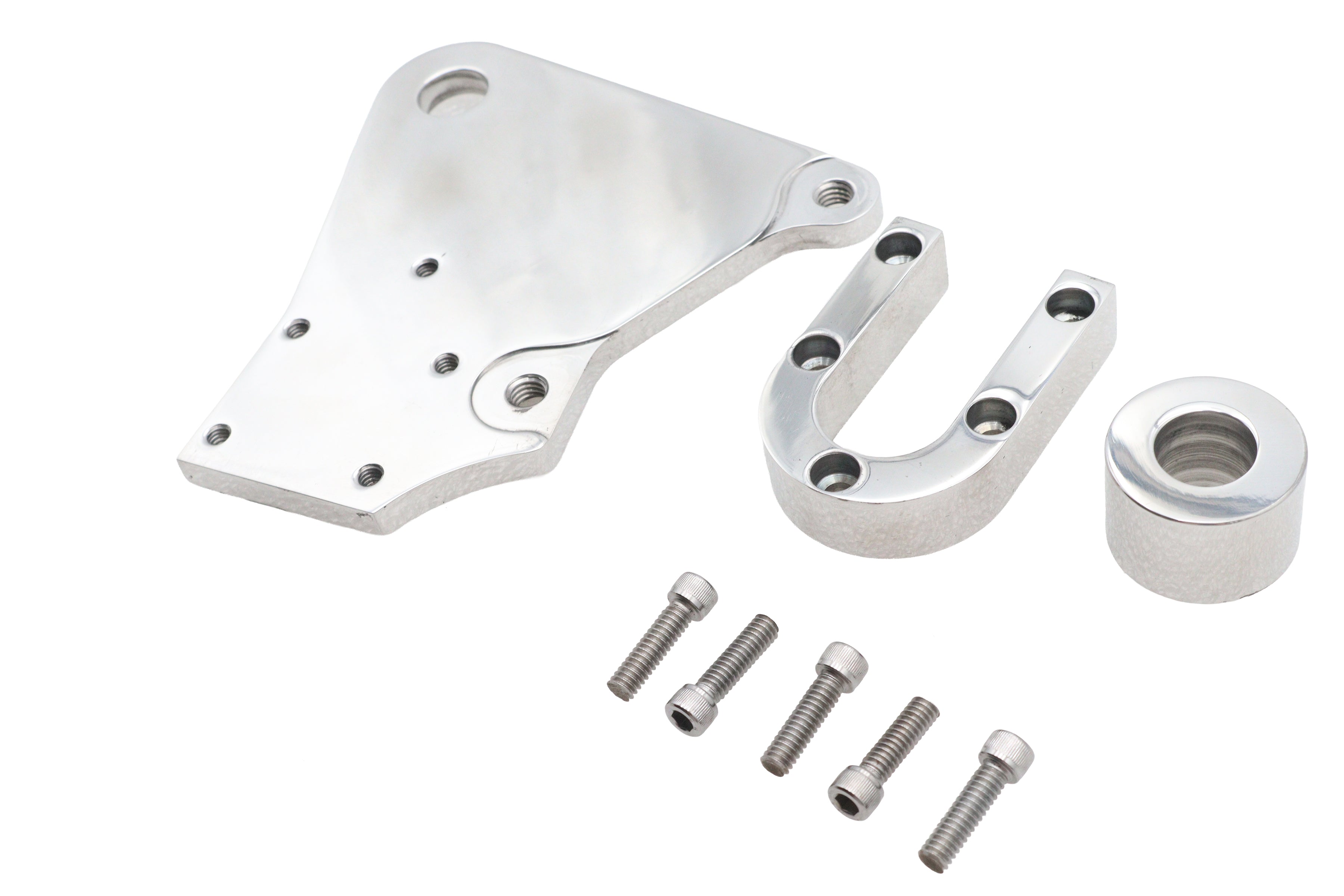 Rear Brake Caliper Bracket Polished For Harley-Davidson Dyna 1991-1999