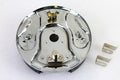 Rear Hydraulic Brake Backing Plate Kit Chrome For Harley-Davidson FL 1958-1962