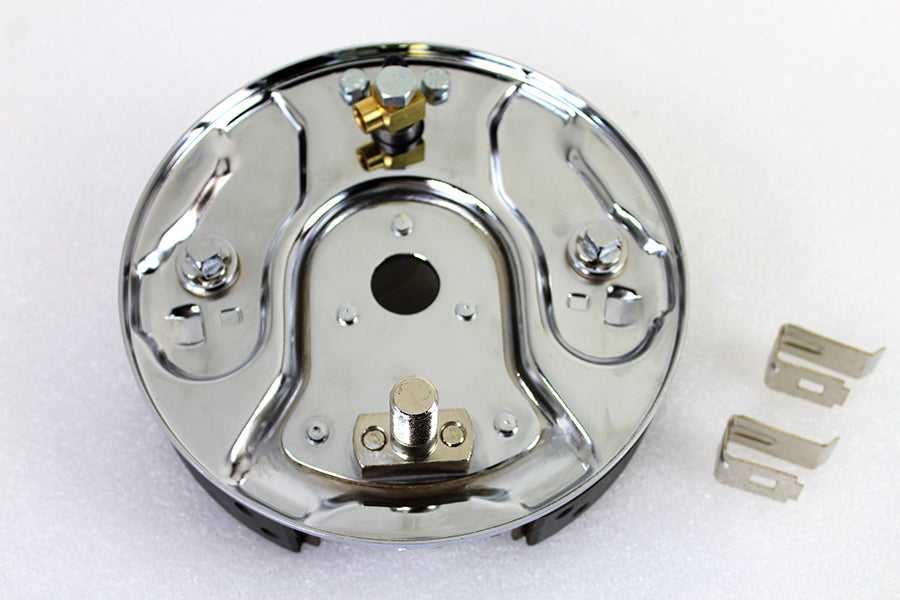 Rear Hydraulic Brake Backing Plate Kit Chrome For Harley-Davidson FL 1958-1962