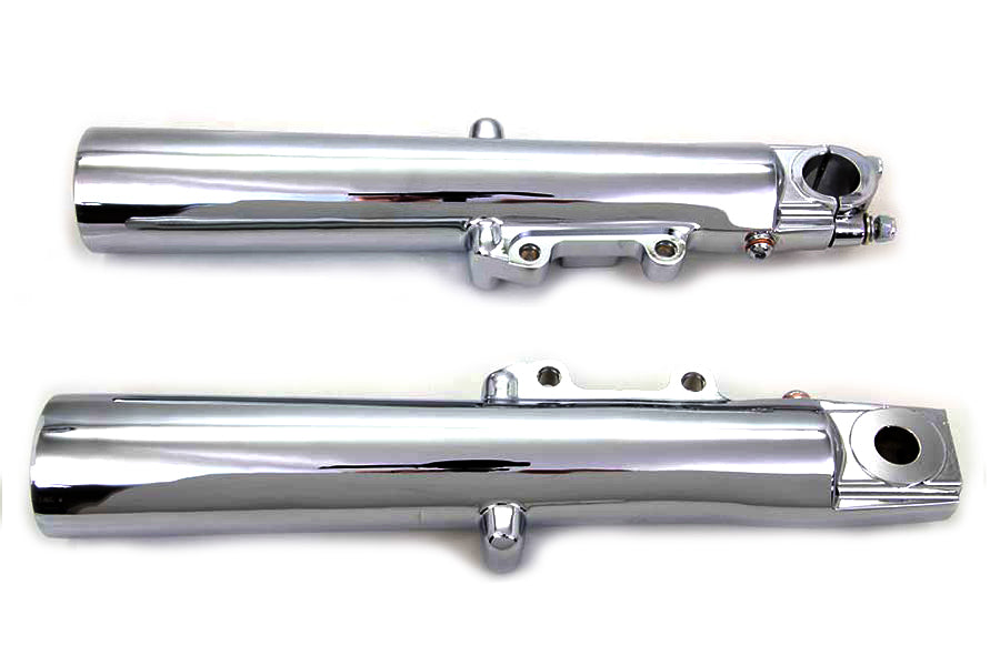 Chrome Lower Fork Sliders For Harley-Davidson Touring 2000-2013