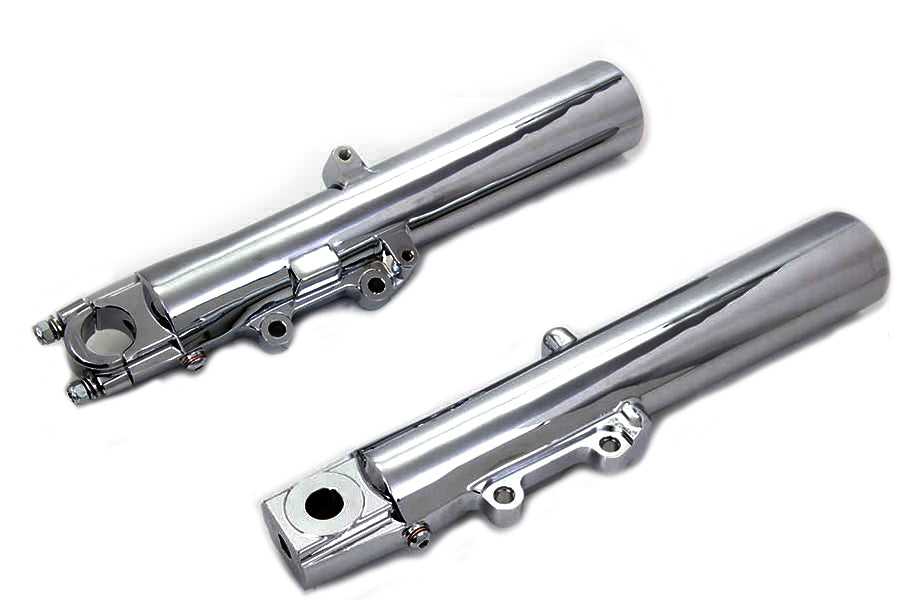 Chrome Lower Fork Sliders For Harley-Davidson Touring 2000-2013