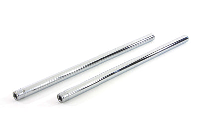 41mm Chrome Fork Tube Set 8" Over Stock For Harley-Davidson