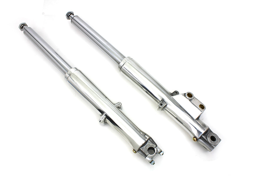 Conjunto de deslizador de horquilla pulido para Harley-Davidson Shovelhead 1973-1984