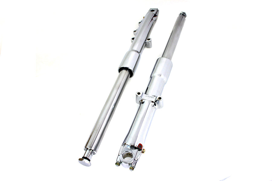 Front Fork Slider Assembly Chrome For Harley-Davidson Softail 2007-2017