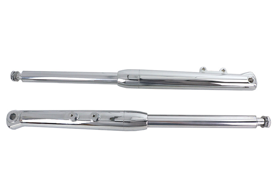 Chrome fork slider assembly for Harley-Davidson Softail Deuce 2000-2006