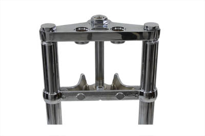 Conjunto de horquilla con deslizadores pulidos 4 Más de stock para Harley-Davidson