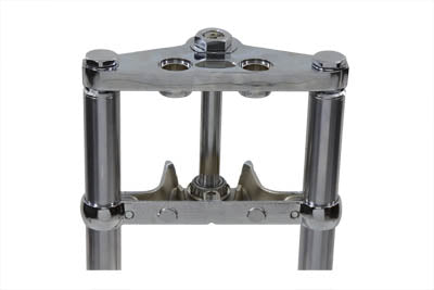 Conjunto de horquilla con deslizadores cromados 4 Más de stock para Harley-Davidson